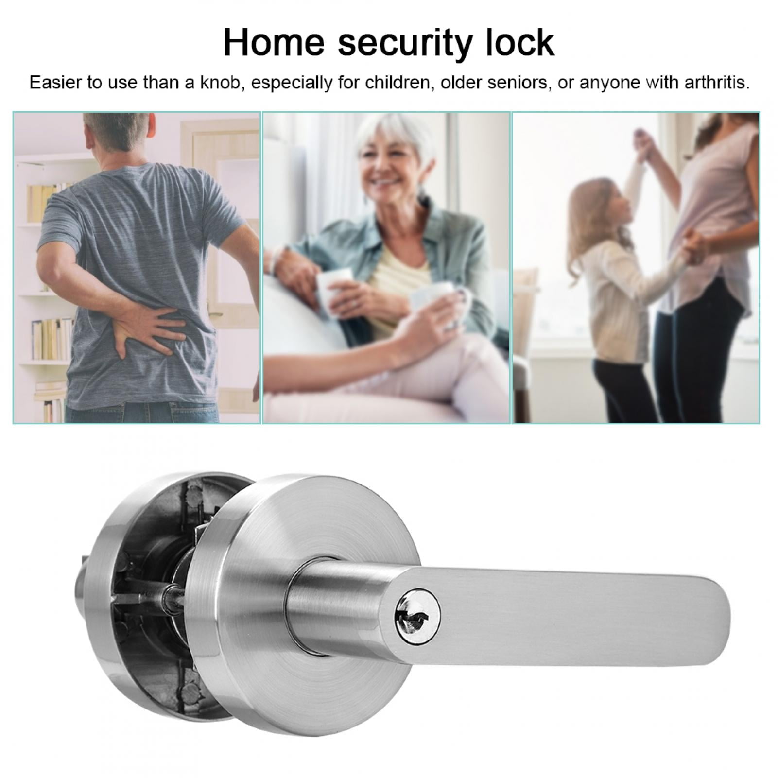 Mechanical Handle Door Lock, Modern Handle Door Lock Universal Door