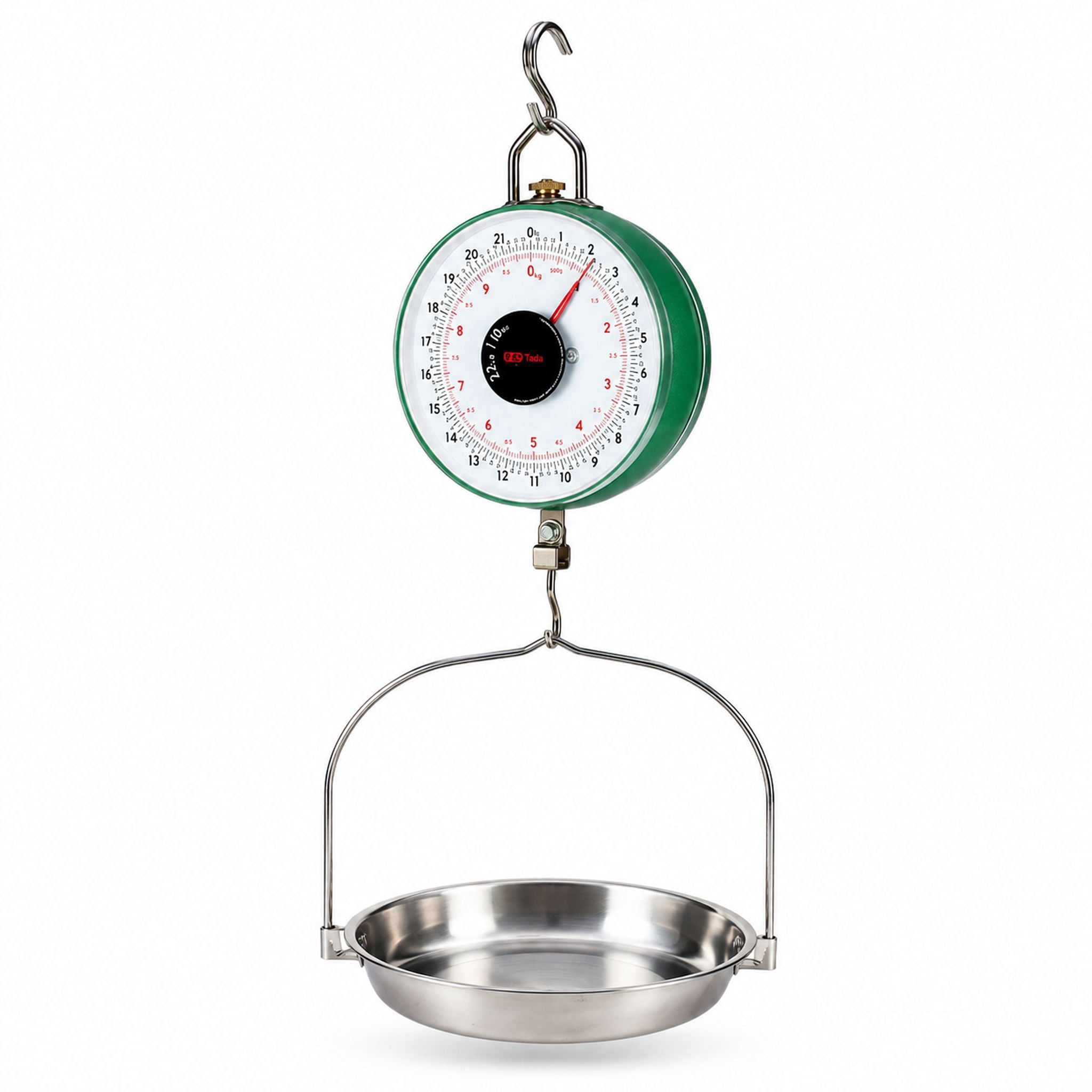 Mechanical Hanging Scale with Double-Sided Display, 22lb Capacity ...