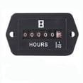 thumbnail image 1 of Mechanical Hour Meter Fully Sealed Rectangle DC 12V-36V High Accuracy Time Counter for Engineering Machinery, 1 of 6