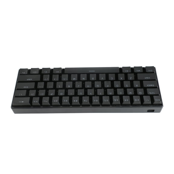 Mechanical K101 61 Keys Wired Keyboard RGB Light Effect Computer Mechanical Keyboard For PC Black