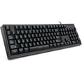 thumbnail image 1 of Mechanical Keyboard with 7-color LED Backlight, 104-key Silent and Silent Keyboard, 19-key Anti-ghosting, Cheap Gaming Keyboard, Mechanical Touch, Waterproof Wired USB, 1 of 6