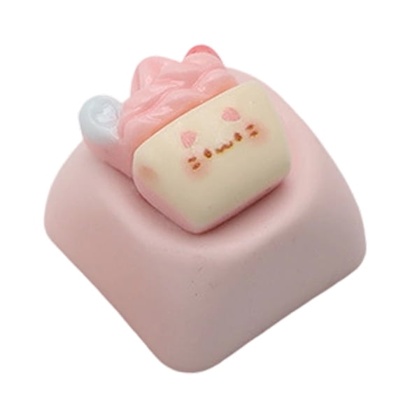 Mechanical Keyboard Resin Keycaps With Cartoon Piggy Art Colorful Enhances Typing Fun ESC Keycaps