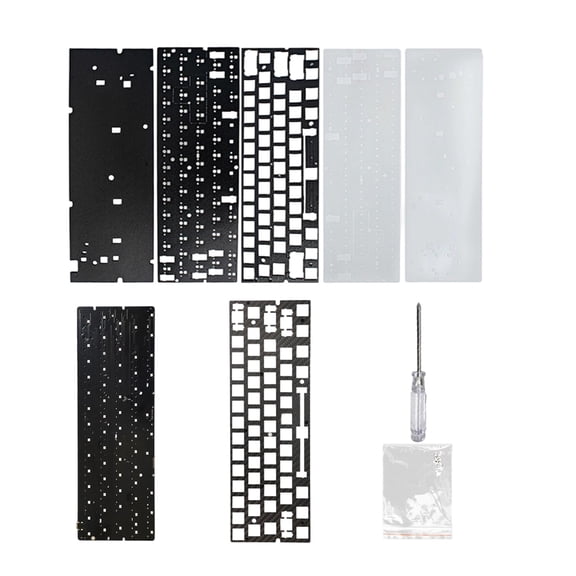 Mechanical Keyboard Set Magnet Switches Sound Dampening Quiet Typing Full Sst