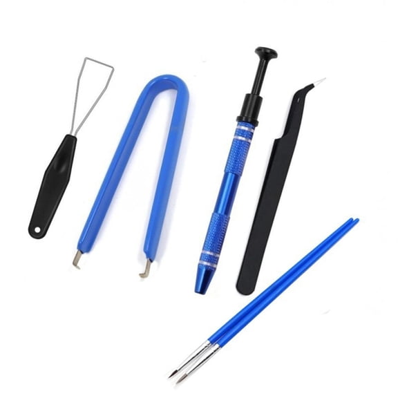 Mechanical Keyboard Tweezers Lube Tool Brush Switch Stem Puller IC Claw Holder for Cherry Kailh TTC Candy Switch