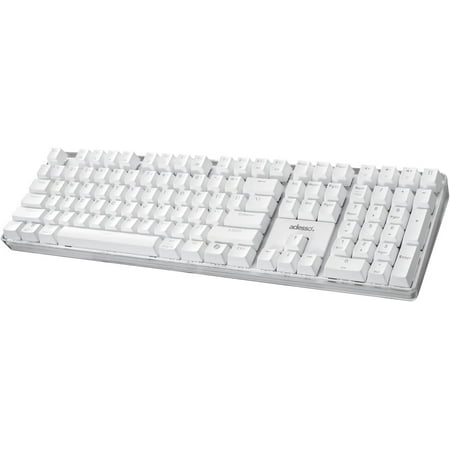 Adesso - Multi-OS Illuminated Mechanical Keyboard With CoPilot AI Hotkey - White