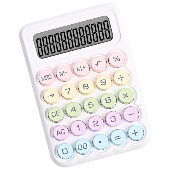 Mechanical Keypad Calculator Student Calculator for Financial Accounting Use