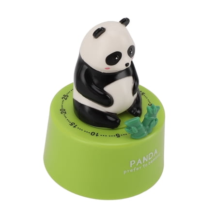 Mechanical Kitchen Cooking Timer with Loud Alarm Magnetic Base 60 Minutes Animal Shape Countdown Timer for Cooking Baking Studies Green Theme (3.5 inches / 9.0 cm)