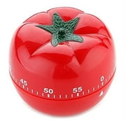 Mechanical Kitchen Countdown Timer Tomato Design, 60 Minutes Reminder Alarm - New