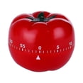 thumbnail image 1 of Mechanical Kitchen Countdown Timer Tomato Design, 60 Minutes Reminder Alarm, 1 of 7