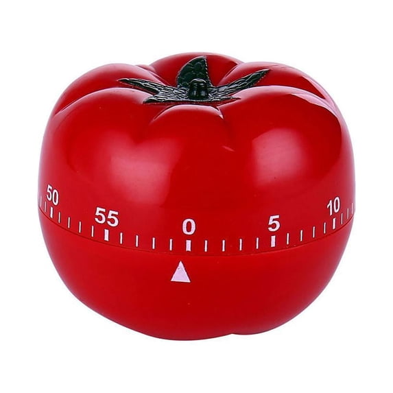 Mechanical Kitchen Countdown Timer Tomato Design, 60 Minutes Reminder Alarm