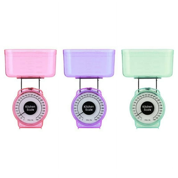 Mechanical Kitchen Scale for Home Restaurant Cooking Vegetables With Read Dial Baking Easy Weighing Tool Tray Mechanical