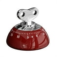 thumbnail image 1 of Mechanical Kitchen Timer 1-60 Minutes, Magnetic Back With Loud Alarm, Mechanical Movement No Batteries - Easy-To-Read Dial, Sturdy Stainless Steel, Versatile Magnetic Mounting For, 1 of 4