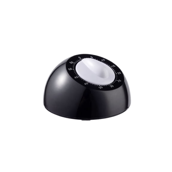 Mechanical Kitchen Timer 1 Pack Black Manual Countdown Timer for Cooking Baking