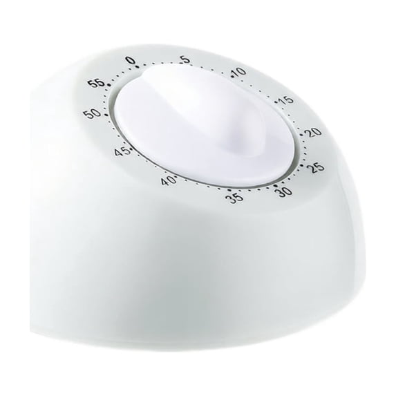Mechanical Kitchen Timer Hemisphere 60-Minute Countdown Visual Rotating Timer with Loud Alarm Reminders for Baking Cooking, 3.2x1.8 Inch