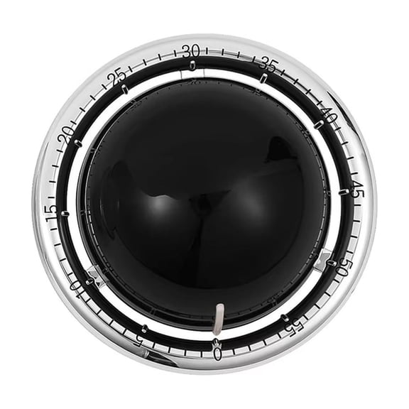 Mechanical Kitchen Timer Magnetic Countdown Timer, Pomodoro Timer Manager for Cooking Baking Study 60 Minute Reminder for Home, Black