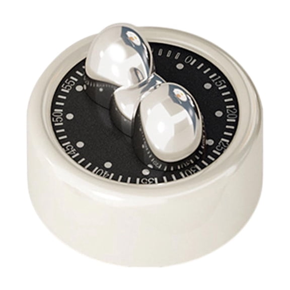 Mechanical Kitchen Timer - No Battery, Magnetic, Loud Alarm, Weatherproof, Rotary Knob - Perfect for Baking & Cooking