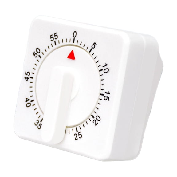 Mechanical Kitchen Timer, Wind Up Analog Timer Cube, No Battery Countdown Timer for Cooking, Baking, Classroom, and Office Use