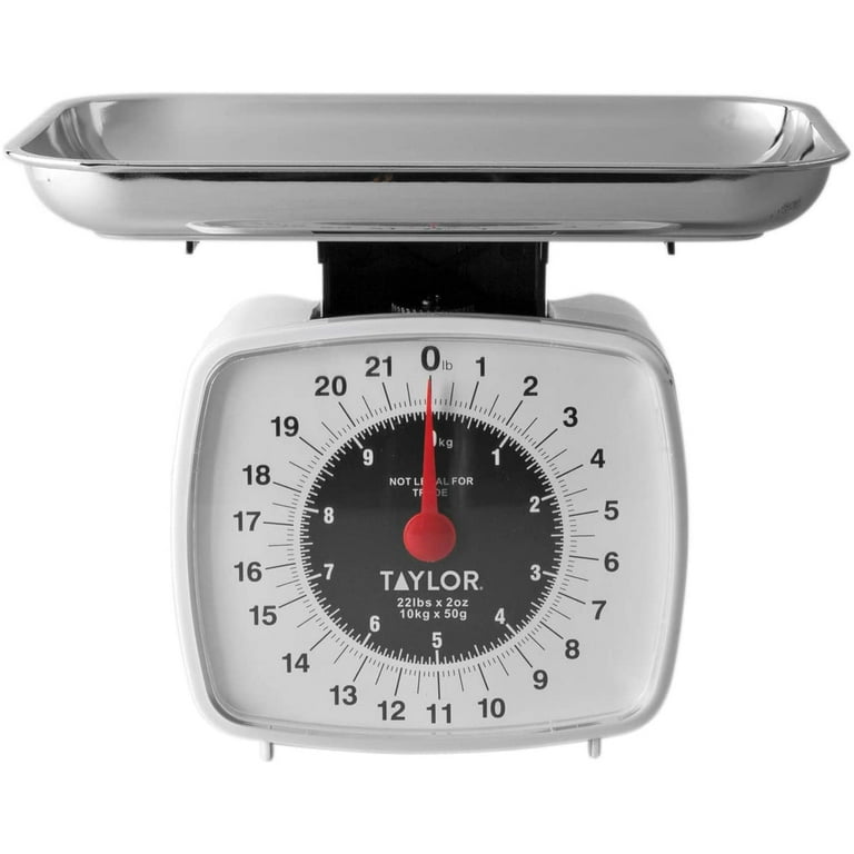 Mechanical Kitchen and Food Weighing Scale with Tray Weighs up to 11lbs Analog Measures in Pounds and Kilograms Stainless Steel Walmart