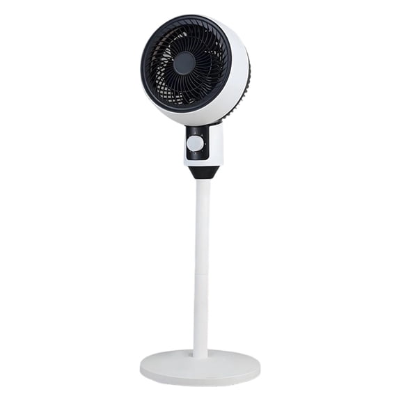 Mechanical Knob Control Oscillating Standing Air Circulator Fan 3 Adjustable Wind Speeds Quiet Round Head Plug-In Pedestal Floor Fan For Bedroom Living Room Office Home Cooling(Button Type-88x26cm)