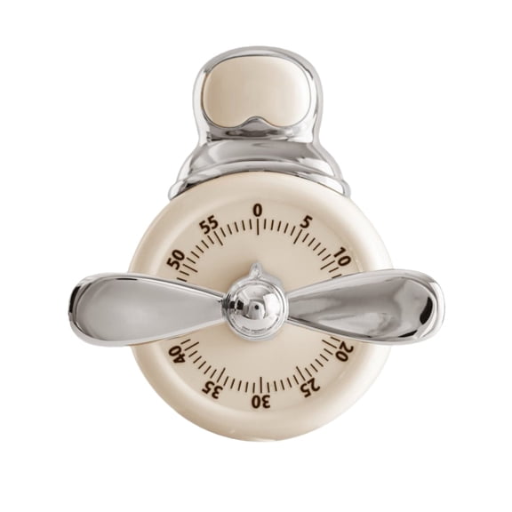 Mechanical Loud Sound Pilot & Battery Free With Extra Loud Alarm Manual Wind Up Timer For Baking Home Cooking Classroom Adults Teachers Oven Fridge