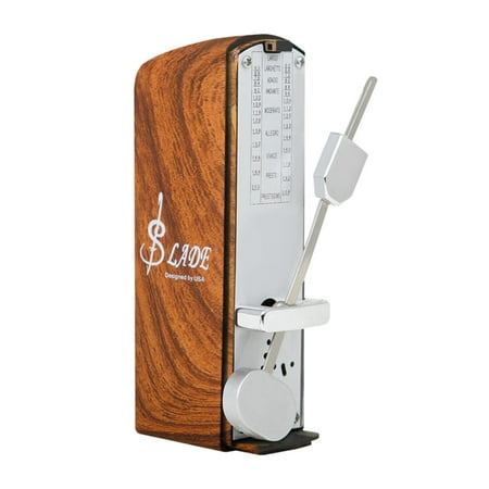 Mechanical Metronome High Accuracy Precision Tempo Mechanical Metronome for Piano Guitar Other Instruments Beginners Brown