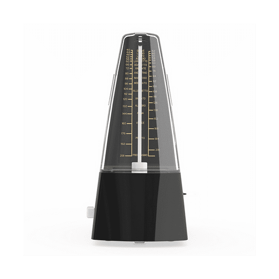 Mechanical Metronome Universal for Guitar Violin Piano Musical Instrument Practice Tool Black