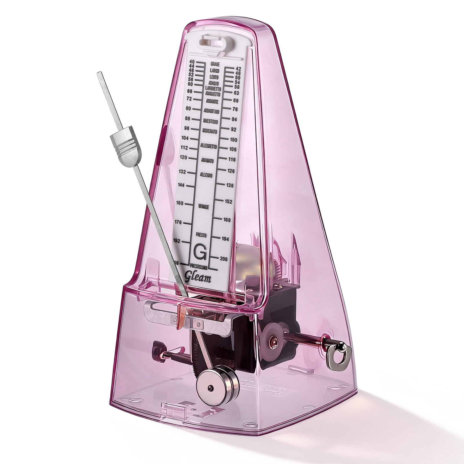 Mechanical Metronome for Piano Guitar Bass Violin Drums and Other Instruments Loud Sound and High Precision