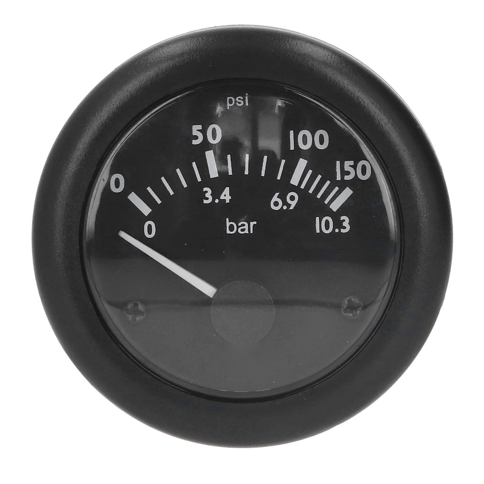 Mechanical Oil Pressure Gauge, 12V Sensitive ABS Housing Oil Pressure Gauge For Engineering
