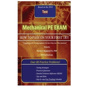 Pre-Owned Mechanical Pe Exam : How to Pass on Your First Try!