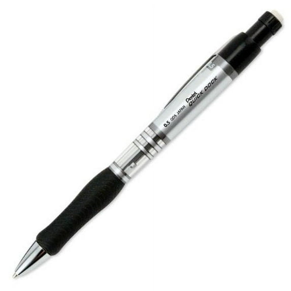 Mechanical Pencil, Quick Dock, 0.5mm, Black - 2pc
