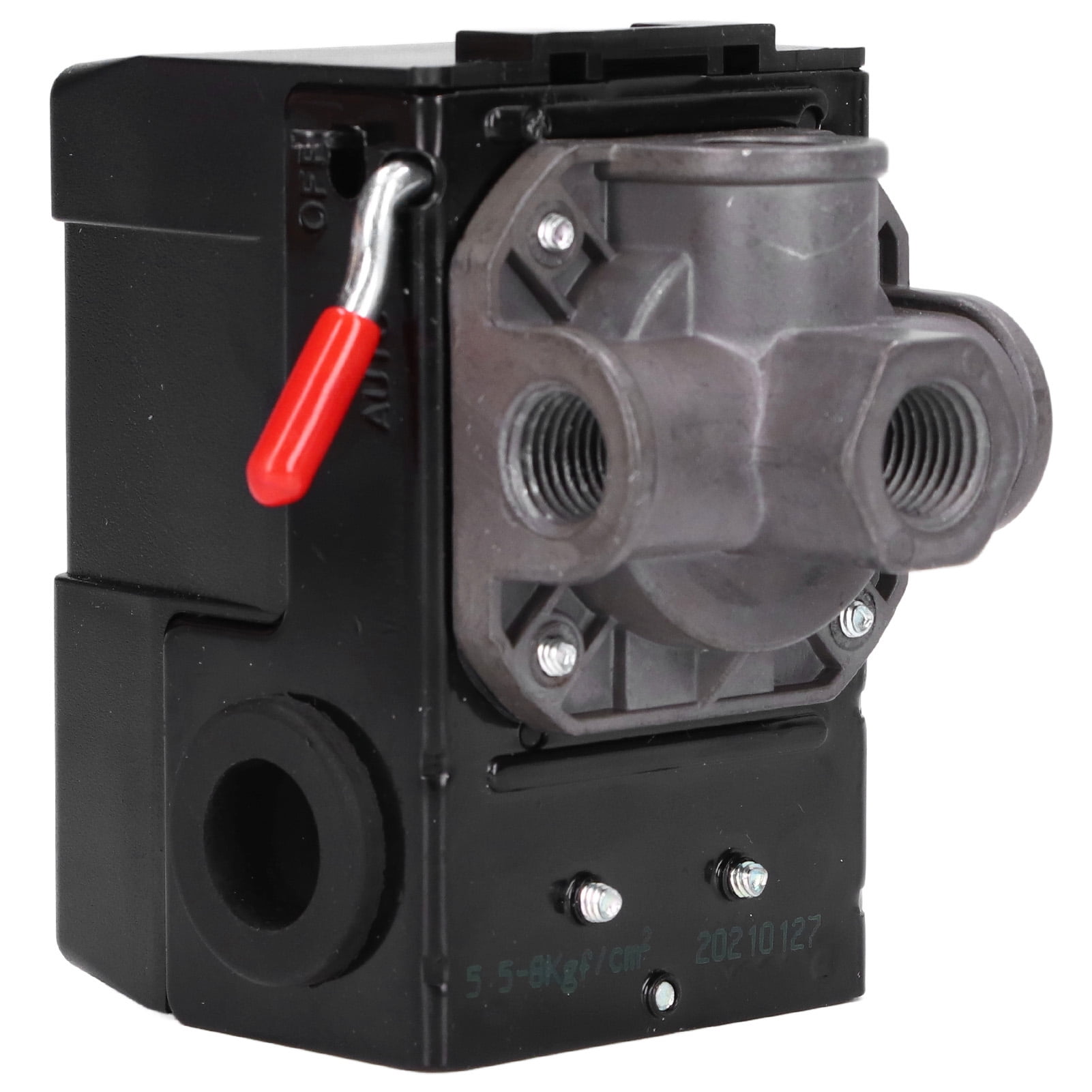 Mechanical Pressure Switch, 4-Hole 4-Way Air Compressor Controller ...