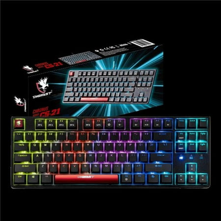 Mechanical RGB Tenkeyless Gaming Chronus Series Keyboard with Cherry MX Switches - Red Axis