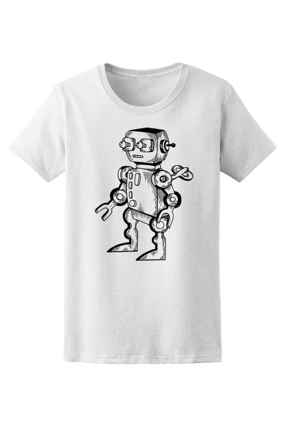 Mechanical Robot Design T-Shirt Men -Image by Shutterstock, Male Small