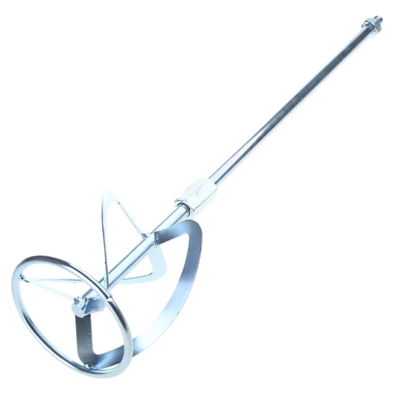 Cement Putty Paint Coating Mixer S-type Threaded for Head Stirring Rod Mixer for Mechanical Rod