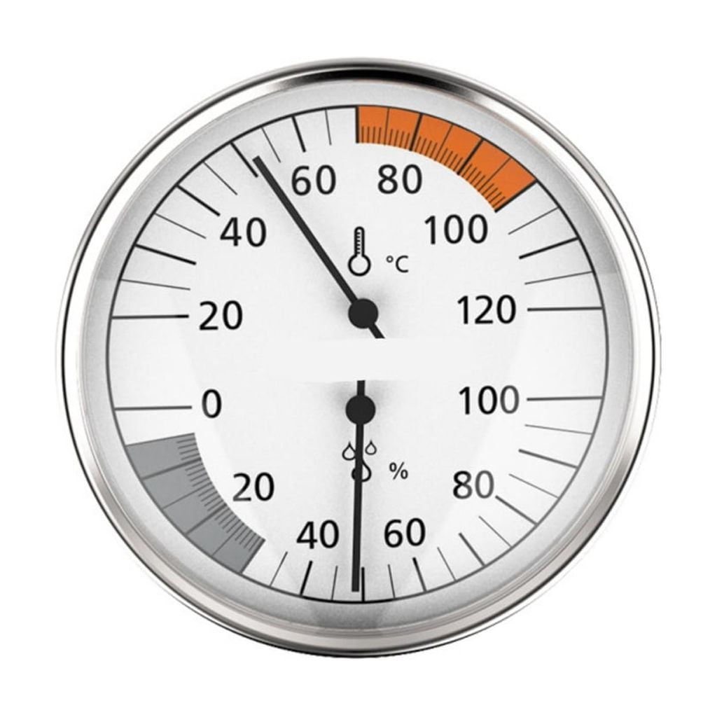 Mechanical Sauna Thermometers Hygrometer Wall Mounted Temperature ...