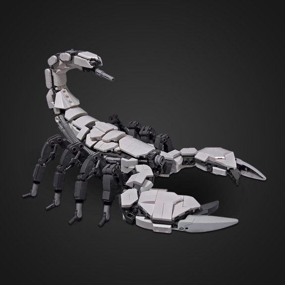 Mechanical Scorpion Building Blocks Set | MOC Sci-Fi Robot Scorpion Model | DIY Assembly Brick Toy | Gift for Tech Enthusiasts