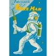 thumbnail image 1 of Mechanical Space Man Poster Print by  Retrobot, 1 of 2