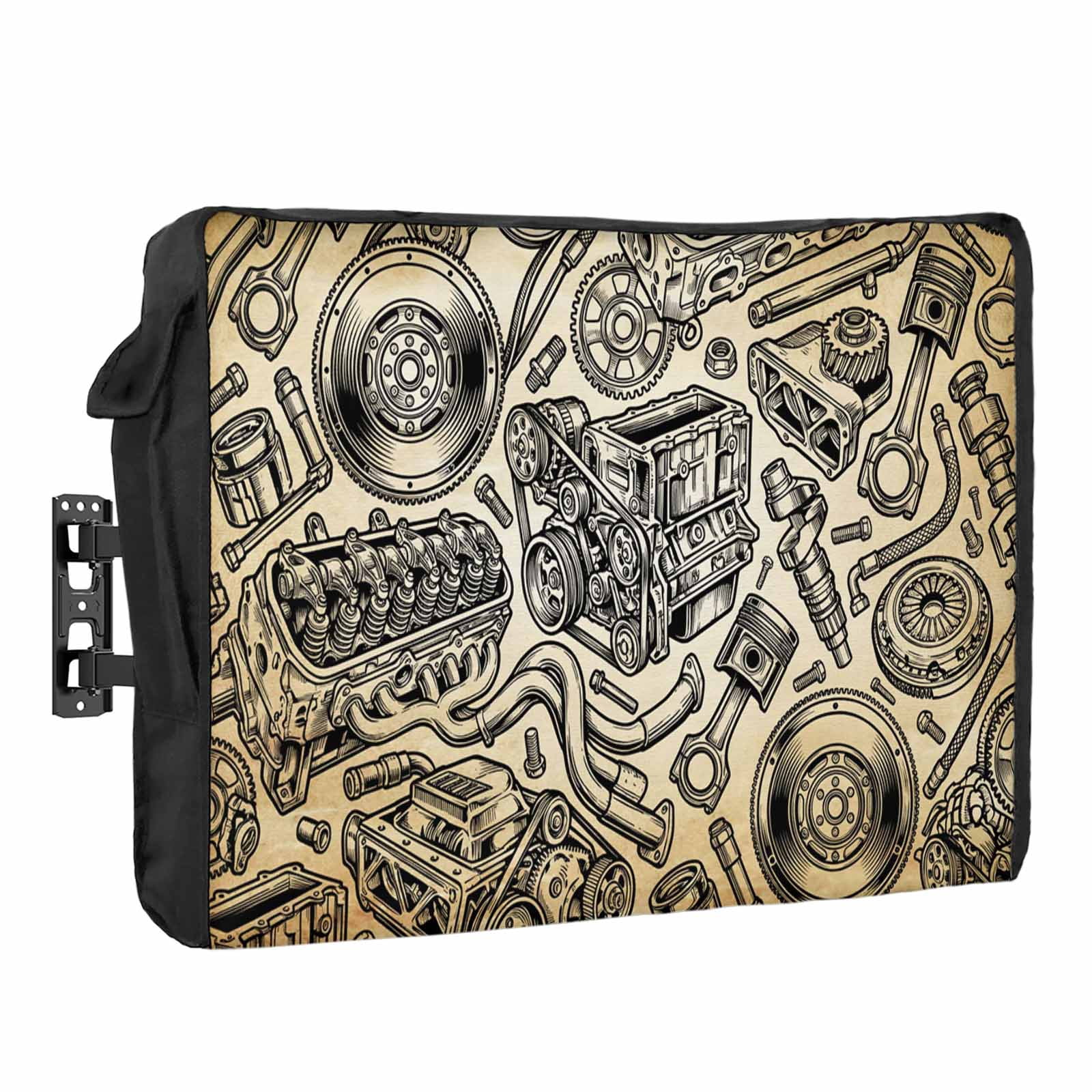 Mechanical Structure Waterproof Outdoor TV Cover, Vintage Industrial ...