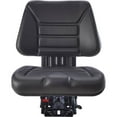 thumbnail image 1 of OEM Grade Economy Black Mechanical Suspension Seat Low Trapezoid Back 5-Position Base Compatible with Case IH 454 464 484 485 574 584 585 674 684 685 784 785 H84 Replaces 533223R91, 1 of 3