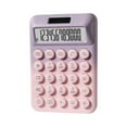thumbnail image 1 of Mechanical Switch Calculator, 12 Digits with Large LCD Display and Big Buttons, Cute for Office, Home, School, Shop (D), 1 of 5