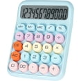 thumbnail image 1 of Mechanical Switch Calculator with Big Buttons, Calculators Desktop, 12 Digits, Large LCD Display, Desk Calculator, Cute Pink Calculators for Teachers Students Basic Office (Blue), 1 of 7