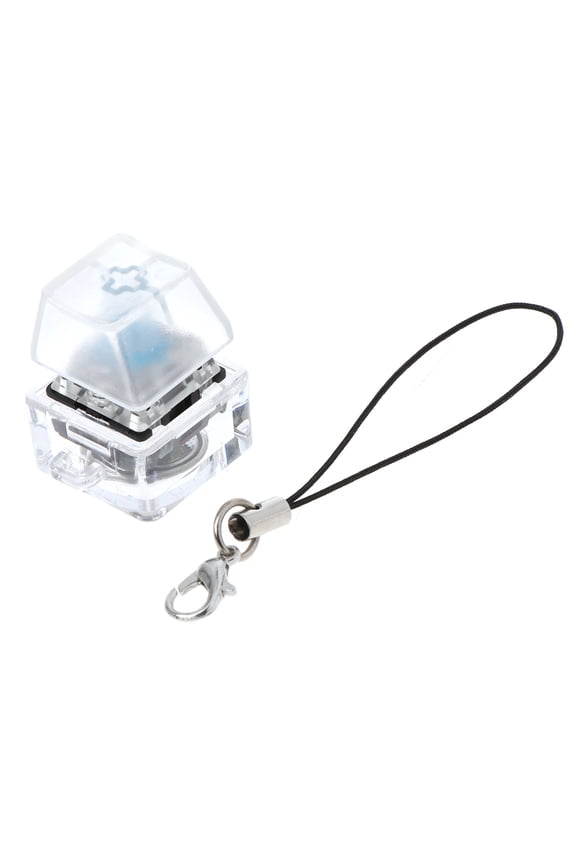 Mechanical Switch Keychain Light Up Backlit For Keyboard Switches Tester Kit Transparent Keycap