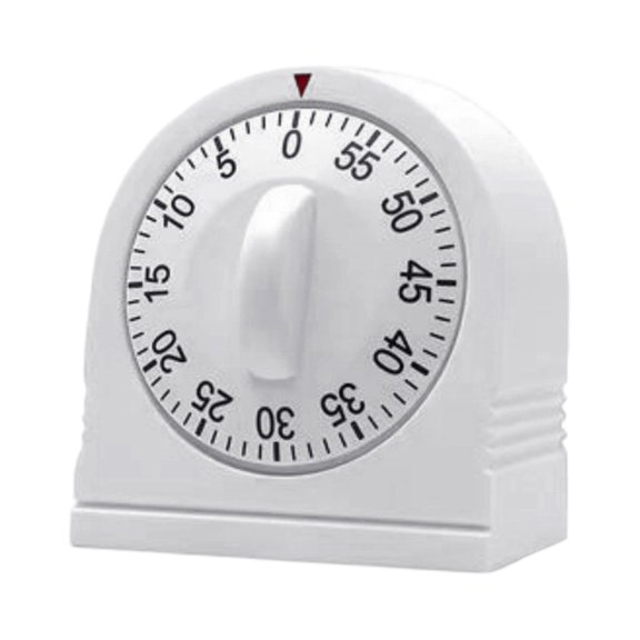 Mechanical Tea Timer with Loud Alarm and Numbered Minutes Scale