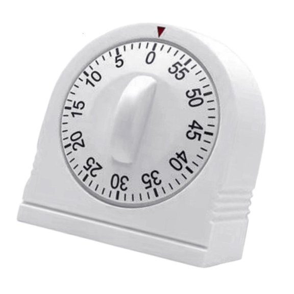 Mechanical Tea Timer with Loud Alarm and Numbered Minutes Scale