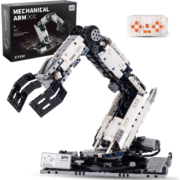 Mechanical Technical Arm Building Blocks Set,Toy Set with Remote Control and 8-Way Control,STEM Educational Toys,Set for Boys and Girls 8-14,Technic Robotic Arm Set for Adult(784Pcs)