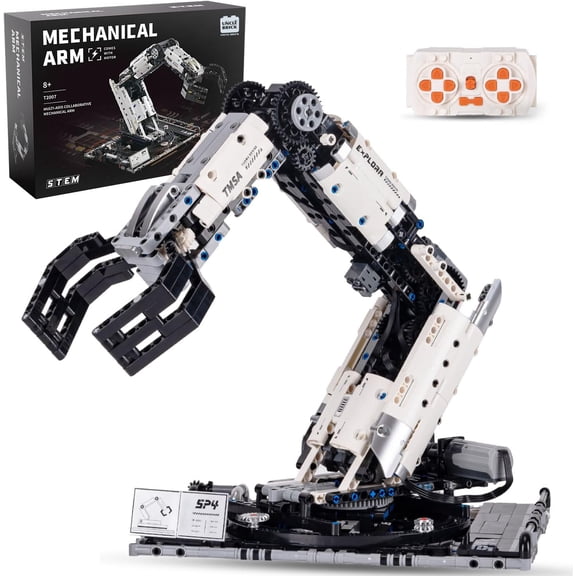 Mechanical Technical Arm Building Blocks Set,Toy Set with Remote Control and 8-Way Control,STEM Educational Toys,Technic Robotic Arm Set for Adult(1029Pcs)