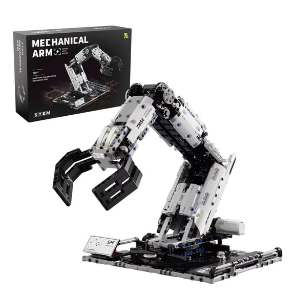 Mechanical Technical Robotic Arm Building Blocks Set,Bricks set with Remote Control and 8-Way Control,STEM Educational Toys,Set for Kids 8-14, Adult(1029Pcs)