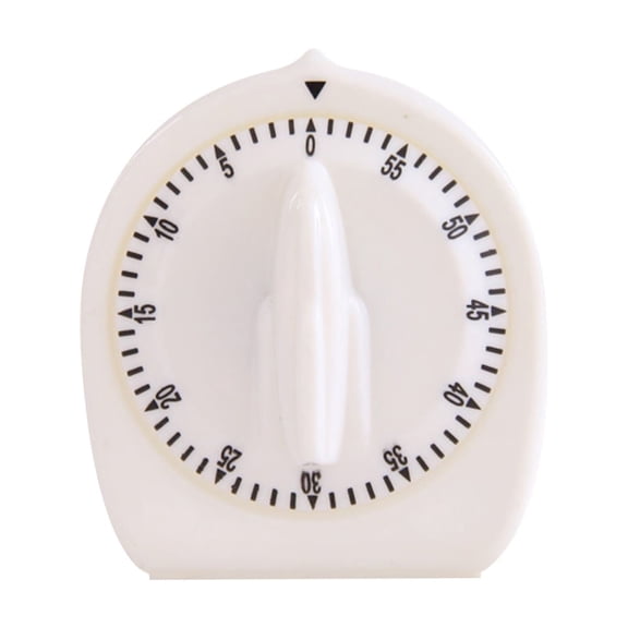 Mechanical Timer 60-Minute Countdown With Alarm Reminder For Kitchen Students Problem-Solving Time Management