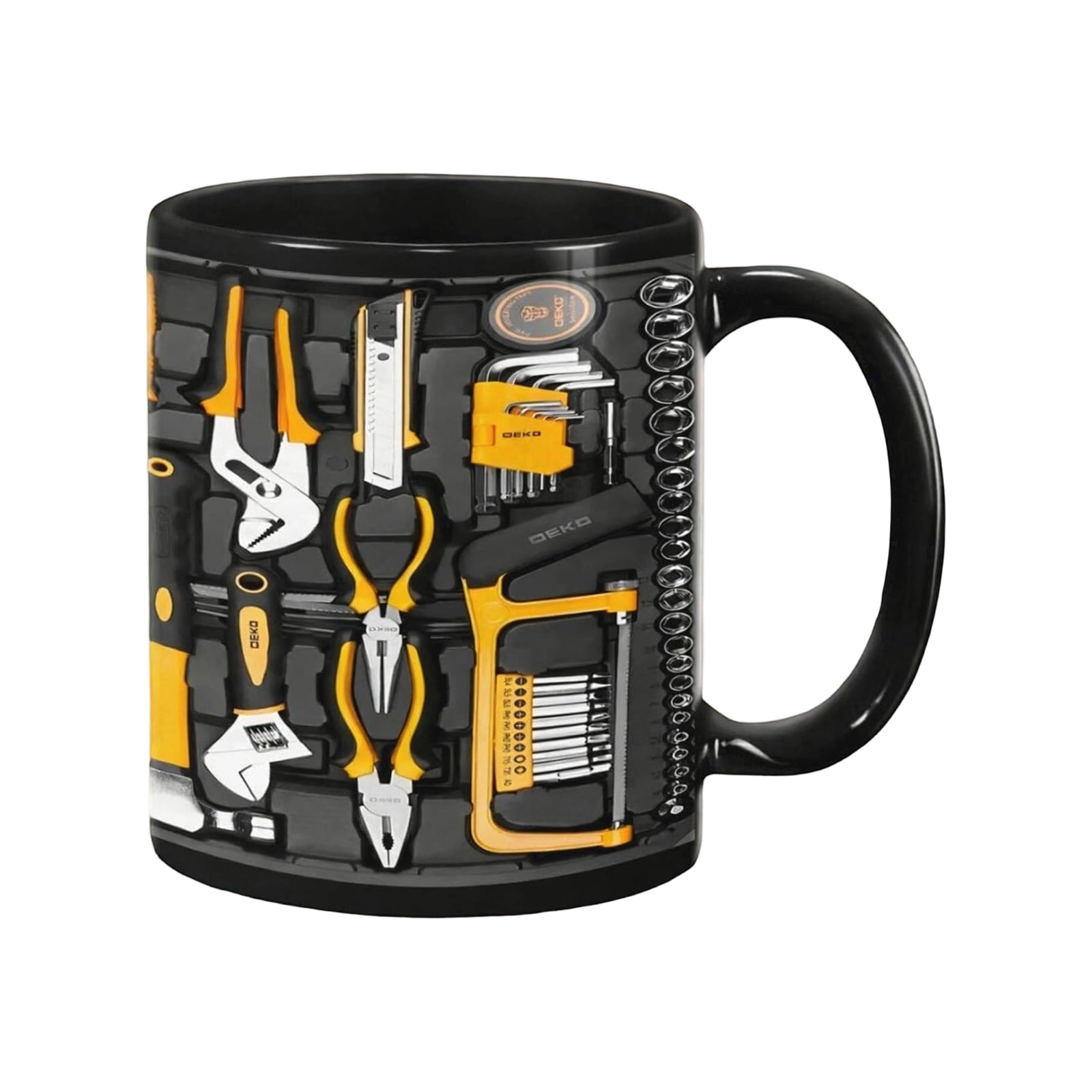 Mechanical Tool 2D Printed Ceramic Mug, G1* Design, Novelty Coffee Mug ...