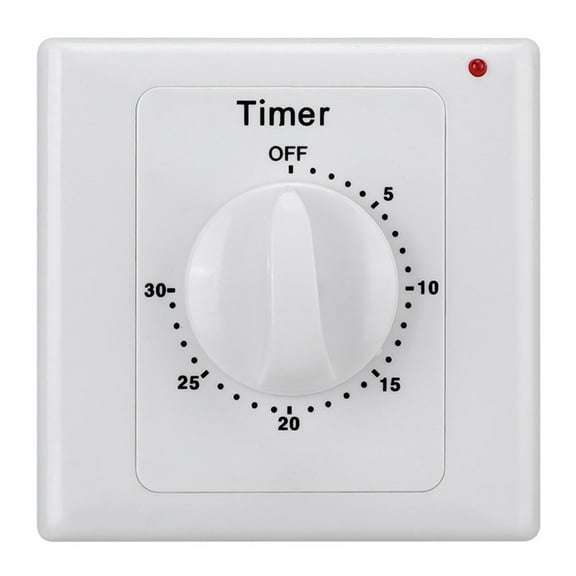 Mechanical and Electronic Timer Switch with Countdown Function for Household Devices High Accuracy and Easy Operation
